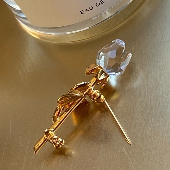 𝅺swarovski gold tone rose pink - Picture 5 of 17